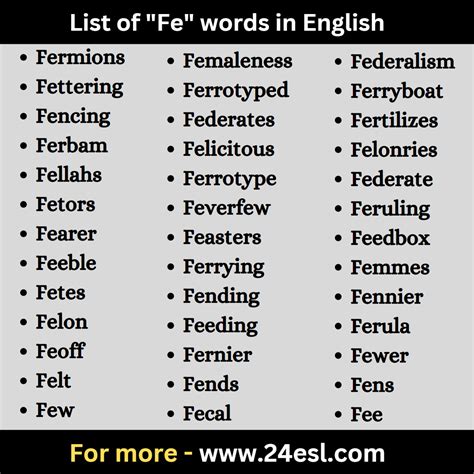 fe english.
